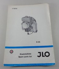 Teilekatalog / Ersatzteilliste ILO Allzweck-Motor S 35 Stand 01/1970