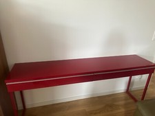 Ikea BESTA BURS Schreibtisch in Rot