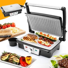 SUPERLEX 180° Offen Kontaktgrill Tischgrill Sandwichtoaster Panini Grill 1500W