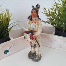 Indianer Figur mit Schild 21