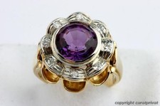 Amethyst Ring 750 18 Karat