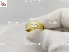0.25 - 0.35 Karat I-J / SI1 Echt Natürlich Zertifizierte Diamant Herren Ring