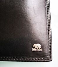 Brown Bear Herren Ausweistui,  Superweiches Echtleder 