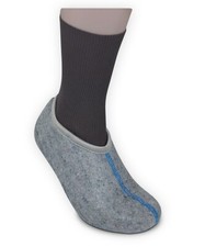 Einziehsocken FÜSSLING Stiefel-Socken für Gummistiefel (1 oder 2 Paar) grau