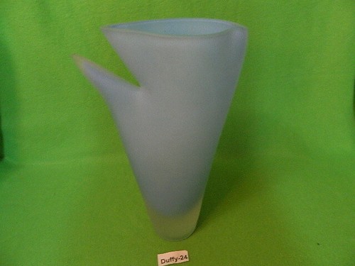 Massive glas vase blue fly - blue,
