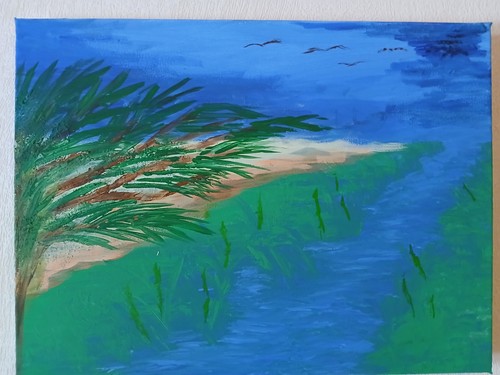 Natur acryl selbst gemalt - natur, auf