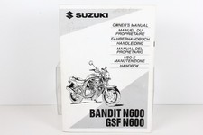 Suzuki GSF600 Bandit Betriebsanleitung Fahrerhandbuch Modell 1995