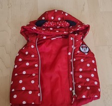 H&M Herbst Frühling Weste Größe 74 Mädchen Disney Minnie Mouse Top Zustand
