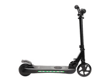 DENVER SCK-5500 Kinder Tretroller mit Elektromotor, E-Scooter (5 Zoll, Schwarz)