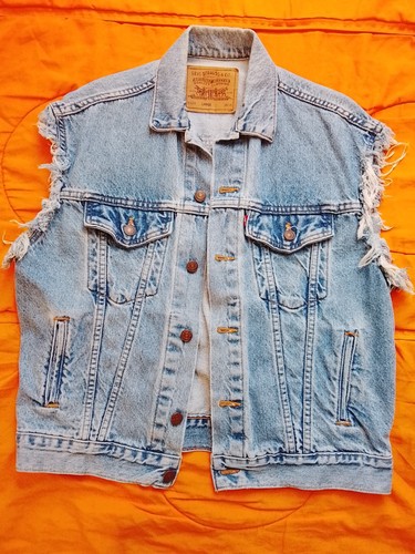 Herren jeans jacke - jacke, gr.l