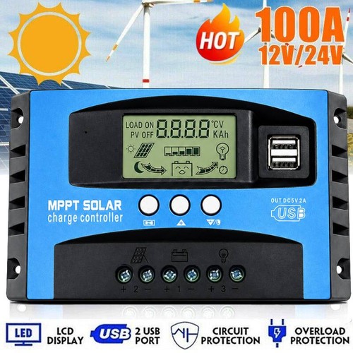 Solar laderegler 100a mppt - solar,