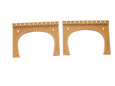 VOLLMER Spur N 47812 2 Tunnelportale ANNO 1912 zweigleisig | B283