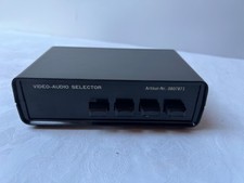 4Port RCA Video Audio AV Switch, Selector 4 in 1 Out TV Splitter Box