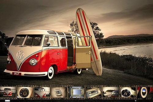Volkswagen poster collage - vw,