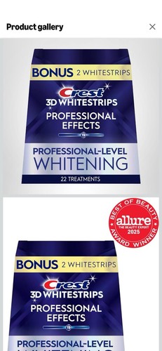 Crest whitestrips - 3d,