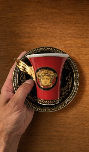 Versace rosenthal kaffeetasse - versace,