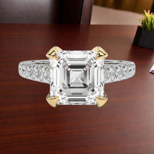 Asscher schliff kt igi - asscher-schliff,
