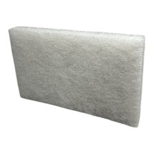 10x 3M 350 Scotch-Brite Reinigungspad Weiß 95x158mm empfindliche Flächen Handpad