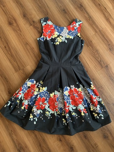 Kleid blumen 50er - 60er, jahre