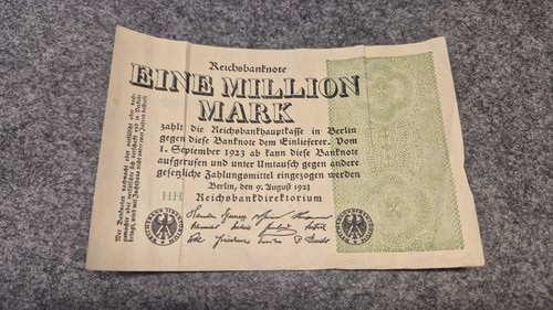 Eine million 1000000 mark - million,