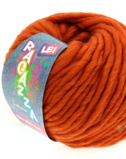 Wolle 4 x Lana Grossa RAGAZZA Lei Farbe 023  orange  50g
