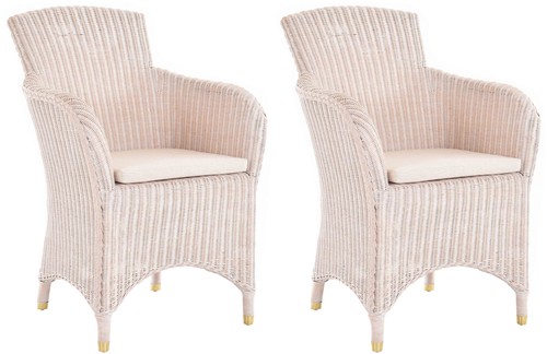 Set esszimmersessel rattan - esszimmersessel,