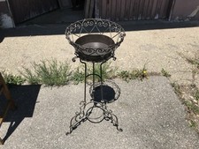 Blumenständer für Pflanzen Blumentisch Beistelltisch Metall Blumen 95cm 3teilig