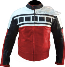 Herren Original Echt Kuh Leder Biker Motorrad Racer Jacke Ce Protektoren
