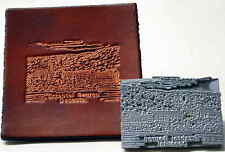 Erzabtei BEURON Donautal MESSING Stempel LEDER Prägen PRÄGEWERKZEUG Prägestempel