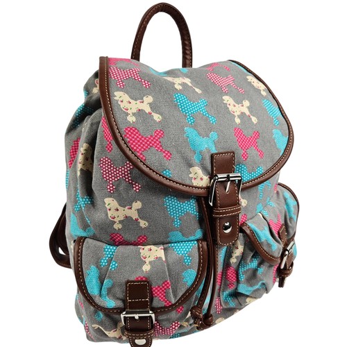 Rucksack mit pudelmuster damen - rucksack,