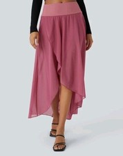 Maxirock aus Mesh mit hohem