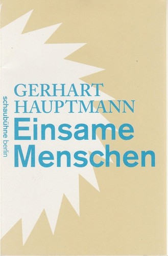 Programmheft gerhart hauptmann - programmheft,
