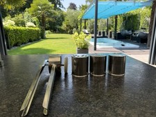 Presseinsatz für Spaghetti Eispresse Bovo manuell mit 3 Pressmuster Einsätze