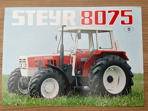 Steyr 8075 traktor prospekt - steyr,