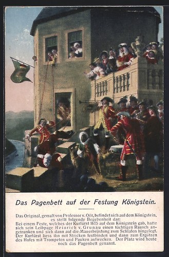 Das pagenbett auf der - auf,