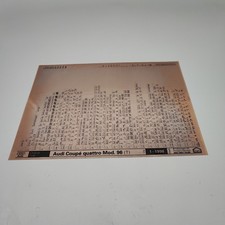 Audi Coupe Quattro "Mod. 96