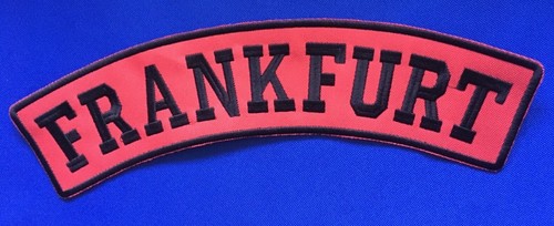 Frankfurt aufnäher patches - frankfurt,