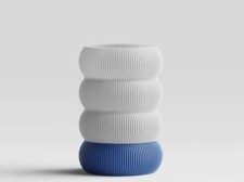 Stylische Lampe Weiß Blau Modern Design Wohn Zimmer Design