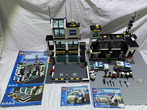 Lego city 7744 polizeiwache - lego,
