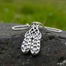 Irische Tanzschuhe Halskette