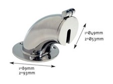 Ankerrolle Bugrolle Anker Bugspriet bis 13mm Kette Edelstahl Borddurchführung