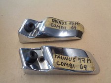 Ford Taunus P7 17M 20M Turnier Chrom Blende Abdeckung Halter Set