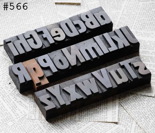 Mix alphabet 45 mm - a-z,