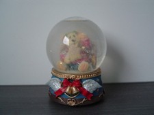 Schneekugel Teddy Engel mit