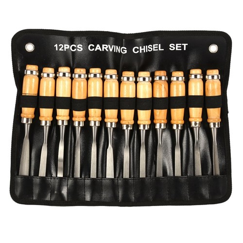 12tlg holzschnitzmesser set - holzschnitzmesser,