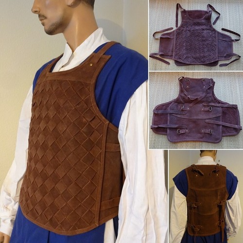 Brustpanzer leder wikinger - brustpanzer,