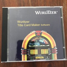 wurlitzer OMT 1015 50 oder 100 Cd Jukebox Titel Kartenmacher Software CD