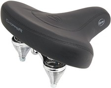 Fahrrad Sattel City Touren Cruiser Chopper Gel Zug- Druckfedern Velo Rad Sättel