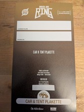 Rock am Ring 2026 Car & Tent