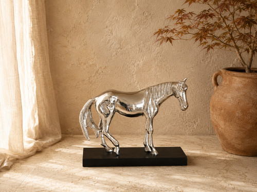 Skulptur pferd horse alu - skulptur,